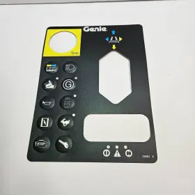 Genie 48694gt Part 48694 A - New Platform Control Decal / Touch Pad Oem
