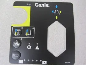 Genie 66157 A 66157gt - Genuine Oem New Platform Control Box Decal