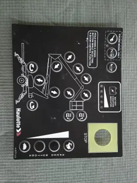 Haulotte A-00713-d - New / Bil-jax Upper Control Box Touchpad Decal