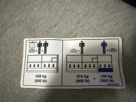 Intella 132712 Skyjack 130373 Decal Vl Platform Capacity 900