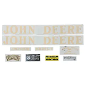 Jjagparts Jds6294 Decal Set Vinyl Cut Fits John Deere B 1939-1940 Tractors