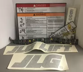 Jlg 1001241333 Service Platform Decal Kit B71