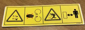John Deere M118040 Original Equipment Safety Sign New Old Stock
