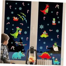 Kasubeso Kb127uv Christmas Dinosaur Wall Decals Cartoon Decor Cute Dinosaurs Kasubeso Kb127uv Christmas Dinosaur Wall Decals Cartoon Decor Cute Dinosaurs