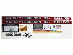 Massey Ferguson S60398 New 35 Deluxe Decal Set Massey Ferguson S60398 New 35 Deluxe Decal Set
