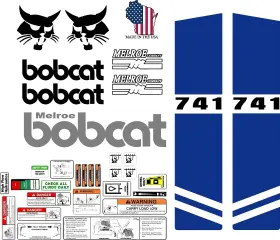 Mdc 741c25 741 Premium Replacement Decal Sticker Kit Fits Bobcat Skid Steer Loader