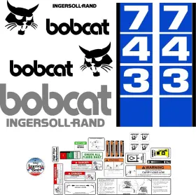 Mdc 743d25 743 D Premium Replacement Decal Sticker Kit Fits Bobcat Skid Steer Loader