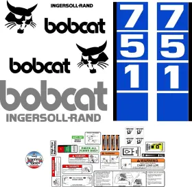 Mdc 751d25 751 D Premium Replacement Decal Sticker Kit Fits Bobcat Skid Steer Loader
