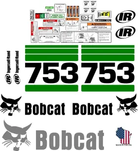 Mdc 753 G 753 G Replacement Kit / Sticker With Warning Kit. Skid Loader Steer Fits Bobcat