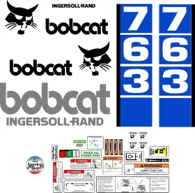 Mdc 763d25 763 D Premium Replacement Decal Sticker Kit Fits Bobcat Skid Steer Loader