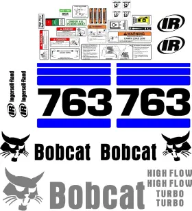 Mdc 763g25 763 G Replacement Decals Decal Kit W / Warning Sticker Set Fits Bobcat