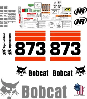 Mdc 873 G25 873 G Premium Replacement Decal / Sticker Kit Fits Bobcat Skid Steer Loader