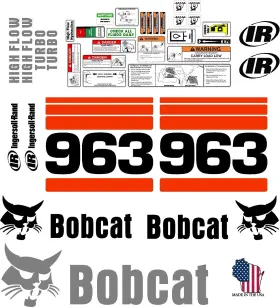 Mdc 963 G25 963 G Premium Replacement Decal / Sticker Kit Fits Bobcat Skid Steer Loader