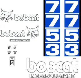 Mdc Mdc-7753-d 7753 Replacement Decals Decal Kit / Sticker Set Skid Loader Steer Fits Bobcat