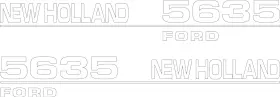 New Holland 5635 Tractor Decal Set