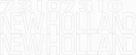 New Holland 7310 Front Loader Decal Set