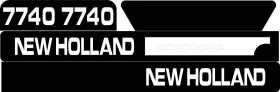 New Holland 7740 Tractor Decal Set