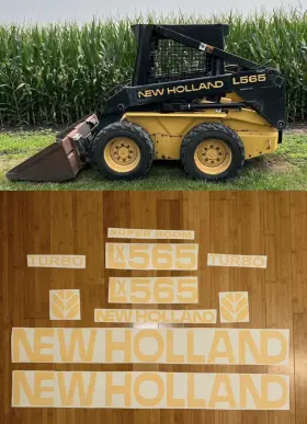 Nh Dclset Lx565 New Holland Skid Steer Decal Kit Set - 10 Loader Super Boom Lx 565 Turbo Nh Dclset Lx565 New Holland Skid Steer Decal Kit Set - 10 Loader Super Boom Lx 565 Turbo
