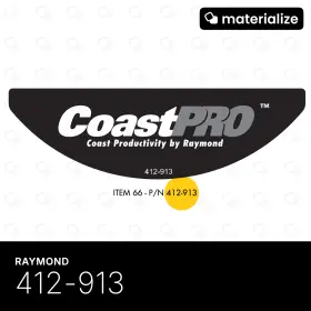 Raymond 412-913 - Decal