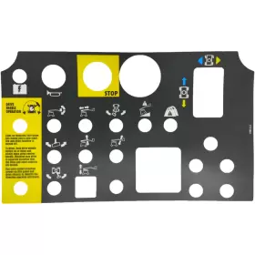 Readypart4u 72081gt 72081 Platform Control Panel Decal For Genie Z-30/20n Z-34/22 Z-34/22n