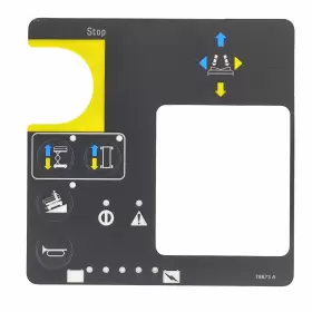 Readypart4u 78673gt Platform Control Box Overlay Decal For Genie Gs-2668 Gs-3246 Gs-3268 Dc