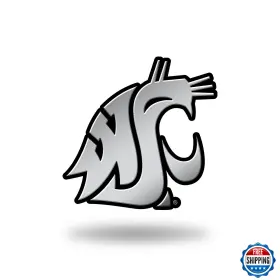 Rico Industries B011zg1qi2 Ncaa Washington State Cougars Chrome Finish 3d Auto Emblem Car Sticker