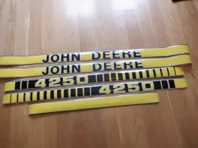Riley Tractor 4250 John Deere Hood Decals. Very Nice Quality. All Decals On Hood. See Details