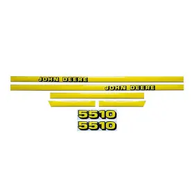 Riley Tractor 5510 John Deere Decals. Hood And Numbers Only. See Details Pictures
