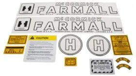 Sma - Jonesboro Ar 758351698703 Decal Set For Farmall H