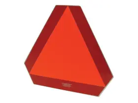 Sparex 19454650 High Visibility Slow Moving Vehicle Metal Decal - Compatible