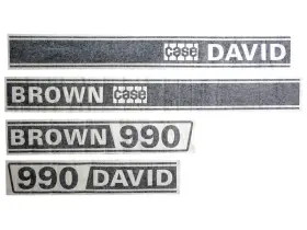 Sparex 321-2425 Decal For David Brown 990 Tractor - Fits Multiple Models And Part Numbers