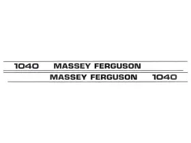 Sparex 3435636m1 Decal For Massey Ferguson 1040 Tractor - Fits Models 3435637m1 Sparex 3435636m1 Decal For Massey Ferguson 1040 Tractor - Fits Models 3435637m1