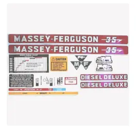 Sparex 43573 S.43573 Decal Kit Massey Ferguson 35 Diesel Deluxe