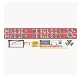 Sparex 60400 S.60400 Decal Kit Massey Ferguson 50 For Various Makes