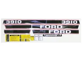 Sparex 66676 Tractor Decal Set To Fit Ford 3910 Stickers With Caution And Shifter Sparex 66676 Tractor Decal Set To Fit Ford 3910 Stickers With Caution And Shifter