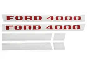 Sparex 81822595 Decal For Ford New Holland 4000 And Us Built - Part #