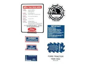 Sparex 8n5052dp Decal For Ford / New Holland 2n 8n 9n Tractors - Restoration Part Sparex 8n5052dp Decal For Ford / New Holland 2n 8n 9n Tractors - Restoration Part