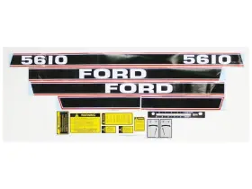 Sparex E4nn16n682aa Decal Kit Set For Ford New Holland 5610 Tractor Sparex E4nn16n682aa Decal Kit Set For Ford New Holland 5610 Tractor