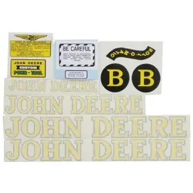 Sparex S.52718 Vintage John Deere Decal Set Model B Styled Tractor Fits 40-52 Sparex S.52718 Vintage John Deere Decal Set Model B Styled Tractor Fits 40-52