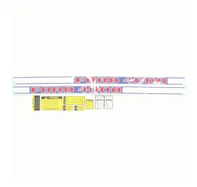 Sparex S.66692 Decal Kit 4000 6875 Diesel For Ford