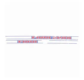 Sparex S.66705 Decal Kit 2000 6875 Gas Hood For Ford