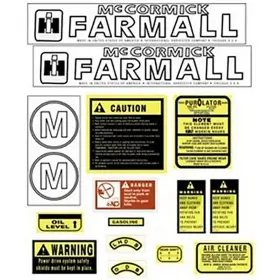 Stevens Lake Parts R0779 Hood Decal Set Fits International Harvester Replaces