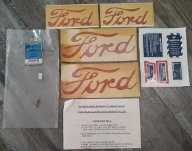 Tisco 8n5052d Nos Decal Set For Ford 8n 1950-1952 Without Proofmeter