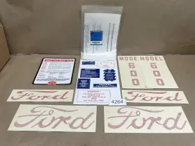 Tisco D-6005557 Replacement Decal Set Ford Model 600 Tractor 1955-1957