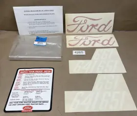 Tisco D-6015862 Replacement Decal Set Ford 601 Series 641 651 661 Tractor 1958-1962
