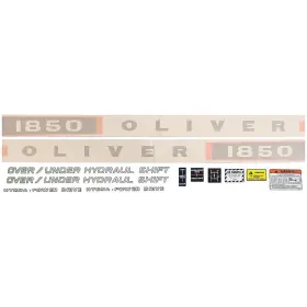 Tractor Parts Accessories 1850 Oliver Vinyl Cut Decal Set Fits Replaces Dec353-str
