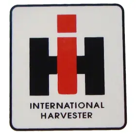 Tractor Parts Accessories 21026 Ih Logo Mylar Decal 2 Inch X 2-1/4 Fits International Harvester