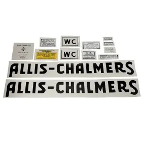 Tractor Parts Accessories 213321 Ac Wc 1941-48 Mylar Decal Set Fits Allis Chalmers Replaces