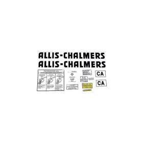 Tractor Parts Accessories 225338 Ac Ca Mylar Decal Set Fits Allis Chalmers Replaces
