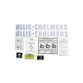Tractor Parts Accessories 226503 Ac Wd Vinyl Cut Decal Set Fits Allis Chalmers Replaces